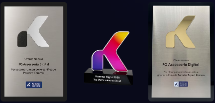 Placas de reconhecimento Kommo